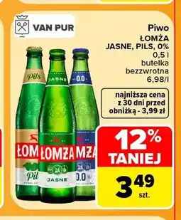 Carrefour Piwo Łomża oferta