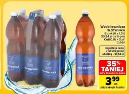 Carrefour Woda niegazowana lecznicza Słotwinka 6-pak oferta