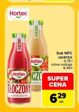 Carrefour Sok NFC Hortex tłoczony jabłko oferta