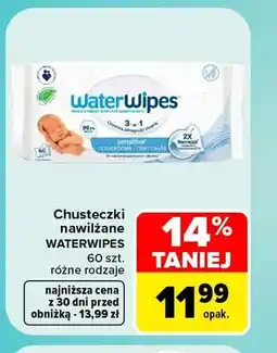 Carrefour Chusteczki nawilżane Waterwipes Sensitive oferta
