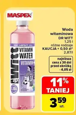 Carrefour Woda witaminowa Dr Witt oferta