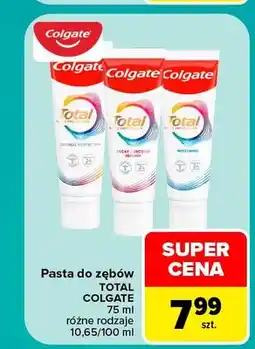 Carrefour Pasta do zębów Colgate Total oferta