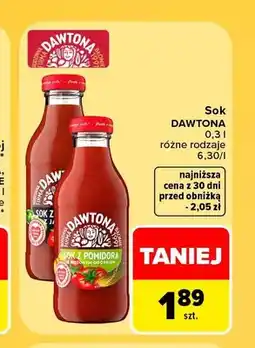 Carrefour Sok z pomidorów Dawtona oferta