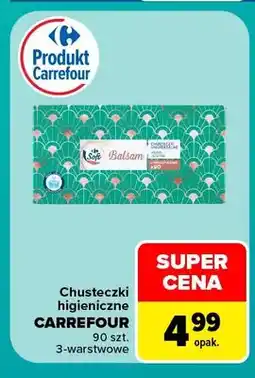 Carrefour Chusteczki higieniczne Carrefour oferta