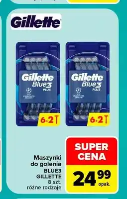 Carrefour Maszynki do golenia Gillette Blue3 Plus Champions League oferta