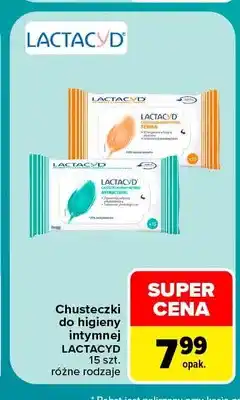 Carrefour Chusteczki do higieny intymnej Lactacyd Femina oferta