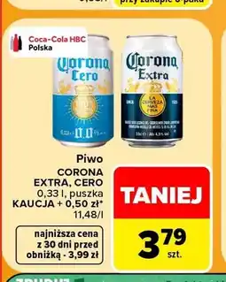 Carrefour Piwo Corona Extra oferta