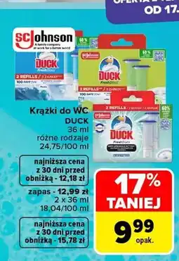 Carrefour Krążki do WC Duck zapas oferta