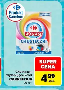 Carrefour Chusteczki wyłapujące kolor Carrefour Expert oferta