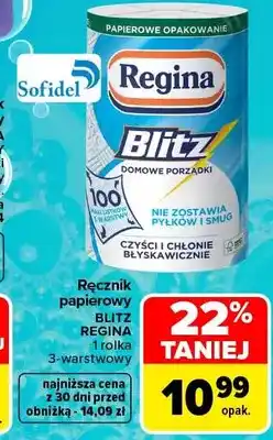 Carrefour Ręcznik papierowy Regina Blitz oferta