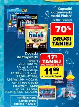 Carrefour Dodatki do zmywarki Finish oferta