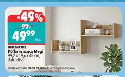 Biedronka Półka wisząca Megi Meblomaster oferta