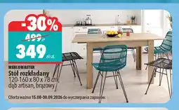 Biedronka Stół rozkładany Meblomaster oferta