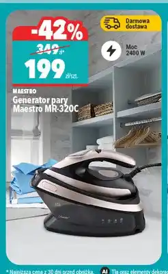 Biedronka Generator pary Maestro MR-320C oferta