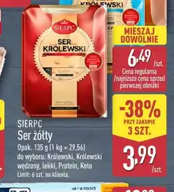 ALDI Ser żółty Królewski Sierpc oferta