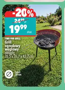 Biedronka Grill ogrodowy węglowy Time for oferta