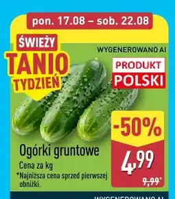ALDI Ogórki gruntowe oferta