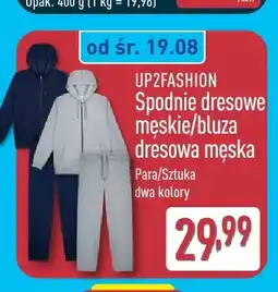 ALDI Spodnie dresowe męskie Up2fashion oferta
