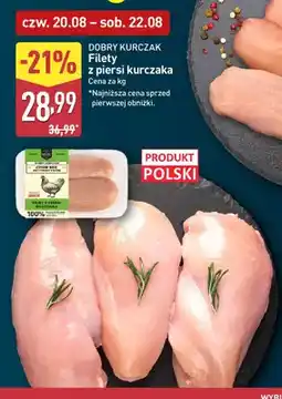 ALDI Filety z piersi kurczaka Dobry Kurczak oferta