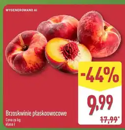 ALDI Brzoskwinie płaskoowocowe oferta