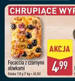ALDI Focaccia z czarnymi oliwkami oferta
