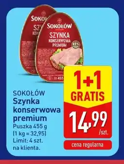 ALDI Szynka konserwowa premium Sokołów oferta