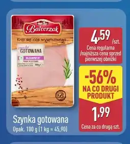ALDI Szynka gotowana Balcerzak oferta