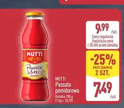 ALDI Passata pomidorowa Mutti oferta