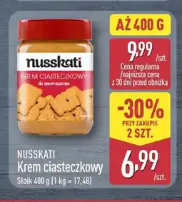ALDI Krem ciasteczkowy do smarowania Nusskati oferta
