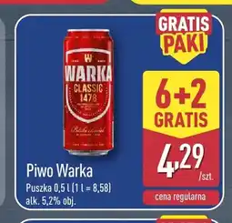 ALDI Piwo Warka Classic 8-pak oferta