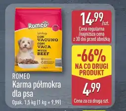 ALDI Karma półmokra dla psa Romeo oferta