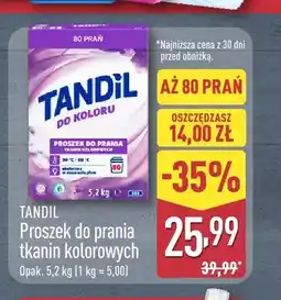 ALDI Proszek do prania tkanin kolorowych Tandil oferta