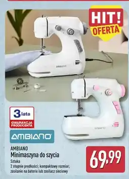 ALDI Minimaszyna do szycia Ambiano oferta