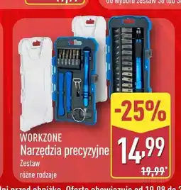 ALDI Narzędzia precyzyjne Workzone oferta
