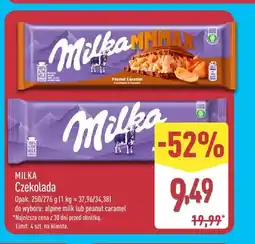ALDI Czekolada Milka Alpine Milk oferta