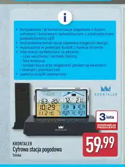 ALDI Cyfrowa stacja pogodowa Krontaler oferta