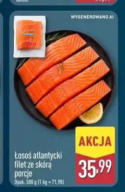ALDI Łosoś atlantycki filet ze skórą porcje oferta