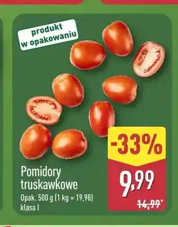 ALDI Pomidory truskawkowe oferta