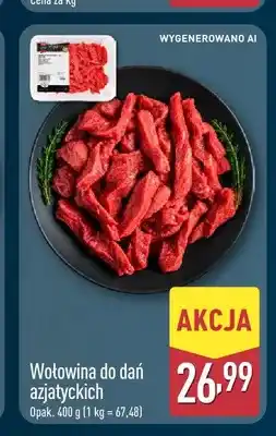 ALDI Wołowina do dań azjatyckich oferta