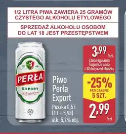 ALDI Piwo Perła Export oferta