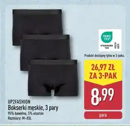 ALDI Bokserki męskie UP2FASHION 3-pak oferta