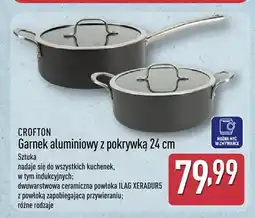 ALDI Garnek aluminiowy z pokrywką Crofton 24 cm oferta