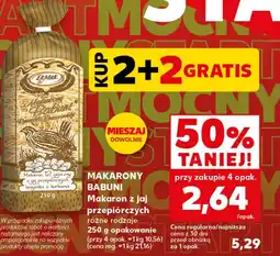 Kaufland Makaron Makarony Babuni oferta