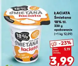 Kaufland Śmietana Łaciata oferta