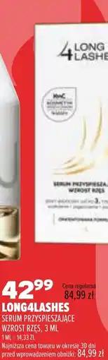 Drogerie Natura LONG4LASHES SERUM PRZYSPIESZAJĄCE WZROST RZĘS oferta