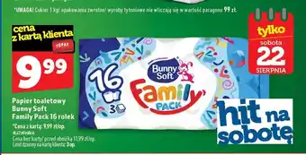 Papier toaletowy Bunny Soft Family Pack 16-pak