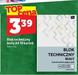 Topaz Blok techniczny biały A4 Interdruk oferta