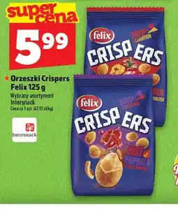 Topaz Orzeszki Crispers Felix Double Sensation Hot Paprika oferta