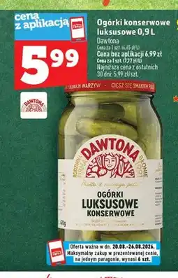 Topaz Ogórki konserwowe luksusowe Dawtona oferta