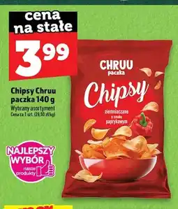 Topaz Chipsy Chruu o smaku paprykowym oferta